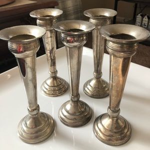 Set of 5 Banana Republic candle holders